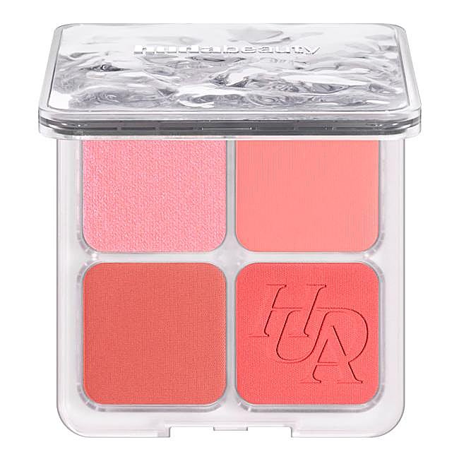 Paleta de coloretes e iluminadores de Huda Beauty.